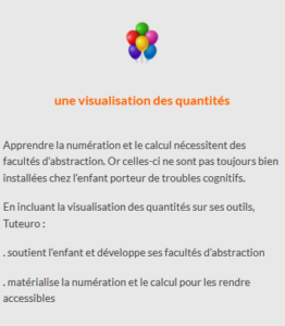 Une visualisation des quantités